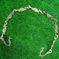 Brass Peacock Design Zula Chain KBH08035