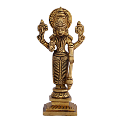 Brass Lord Vishnu Idol KBH08049