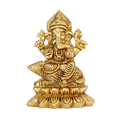 Brass Ganesha Idol KBH08077