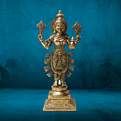 Brass Dhanvantri God Idol  KBH08130