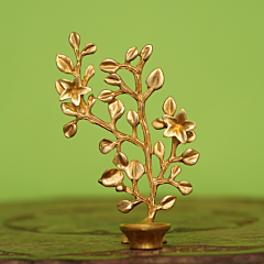 Brass Diya Tree 6 Inch KBH08190
