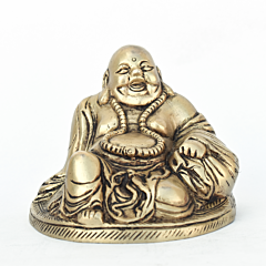 Brass Laughing Buddha Medium Statue KBH08219