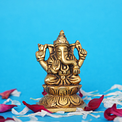Brass Ganesha Idol KBH08280