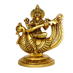 Brass Saraswati Idol KBH08465