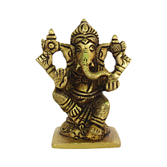 Brass Ganesh Idol KBH08647