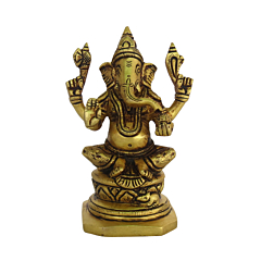 Brass Ganesh Idol KBH08649