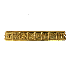 Brass Jain Ashtamangal Wall Hanging  KBH08720