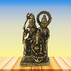 Brass Shiv family Idol  KBH08734
