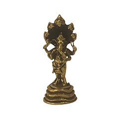 Brass Ganesh Idol For Car Dashboard  KBH08759
