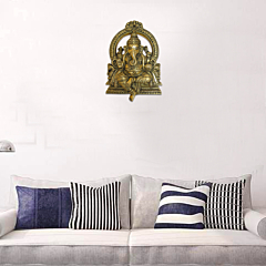 Brass Ganesha Wall Hanging  KBH08848