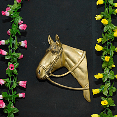 Brass horse Wall Hanging 6 Inch KBH09076