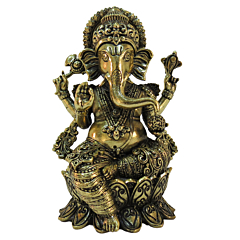 Brass Ganesha 4 Inch KBH09278