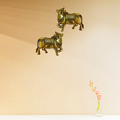 Brass Cow Wall Hanging  KBH09287