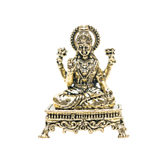 Brass Laxmi Idol 3 Inch KBH09330