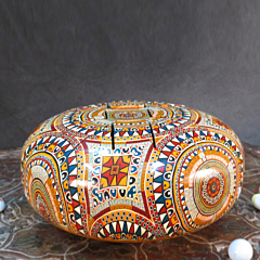 Brass Happy Drum Printed  KBH09610