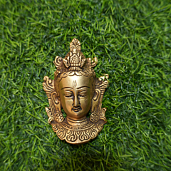 Brass Tara Devi face Wall Hanging KBH09632