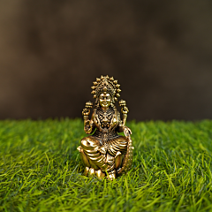 Brass Lakshmi Idol KBH09682