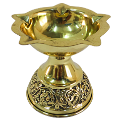 Brass Standing Diya  KBH09271