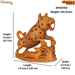 Wooden Chittah Figurine  6 Inch KBH09750