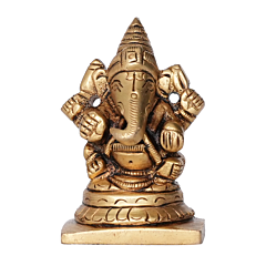 Brass Ganesh Idol KBH09816