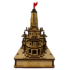 Wooden Ram Mandir KBH09847
