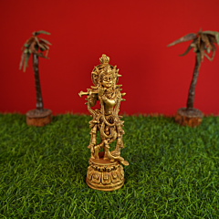 Brass Krishna Idol KBH09852