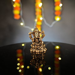 Brass Ganesha Idol KBH09968