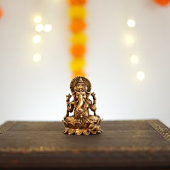 Brass Ganesha Idol KBH09986
