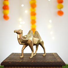 Brass Camle Statue 6 Inch KBH10003