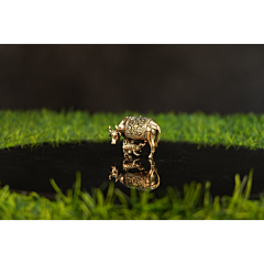 Brass Cow and Calf Statue KBH10040