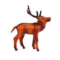 Handcrafted Leather Deer Showpiece BH10082