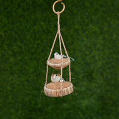Weed Grass Birds with Nest Eco-Friendly Decorative Piece   KBH10105