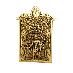 Brass Panchmukhi Hanuman Wall Hanging KBH10235