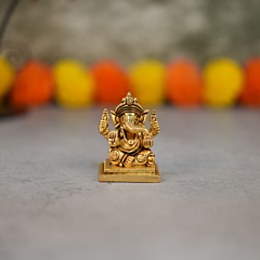 Brass Ganesha Idol  KBH10237