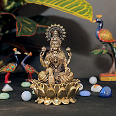 Brass lakshmi Statue KBH10335