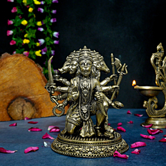Brass Panchmukhi Hanuman Idol KBH10361