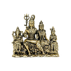 Handcrafted Brass Shiv Parivar Idol KBH10390