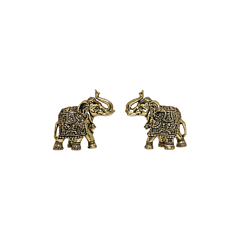 Brass Elephant Figurine 1 Inch KBH10463