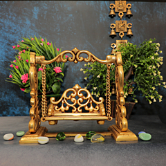 Brass Laddu Gopal Jhula  KBH10625