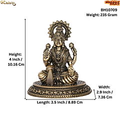 Brass Lakshmi statue  4 Inch KBH10709