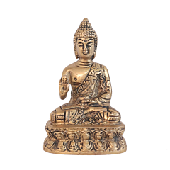 Brass Buddha Idol  KBH10847