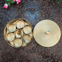 Brass Masala Box 2 Inch KBH10988