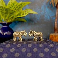 Brass Elephant Statue KBH10943