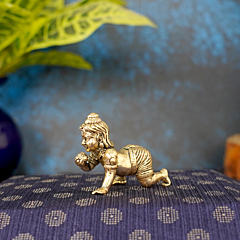 Brass Bal Krishna Idol KBH10946