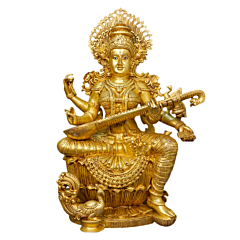 Brass Saraswati Maa Idol KBH10973