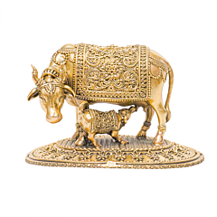 Brass Cow & Calf 3 Inch KBH11042