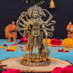 Brass PanchMukhi Hanuman KBH11088