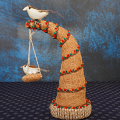 Handmade Weed Grass Tree  9 Inch KBH11107