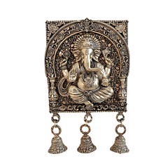 Brass Ganesha Wall Hanging Bell KBH11241