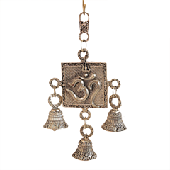 Brass Om Wall Hanging Bell KBH11245